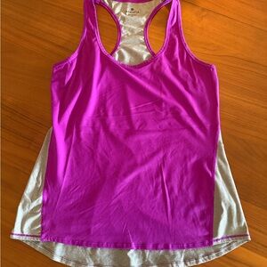 Athleta Purple and Gray Tank Top